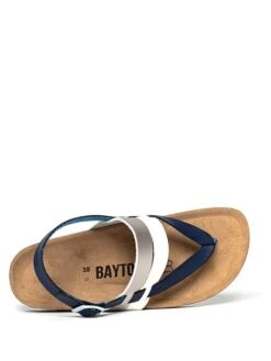 Sandalen "Lajas" Zilverkleurig/donkerblauw/wit -Gstar Kleding Winkel bayton sandalen lajas zilverkleurig donkerblauw wit 5