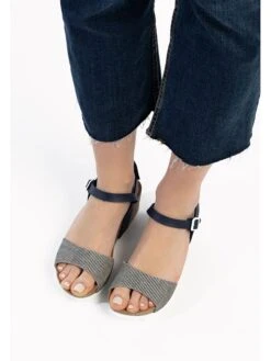 Sleehaksandalen "Maya" Donkerblauw -Gstar Kleding Winkel bayton sleehaksandalen maya donkerblauw 5