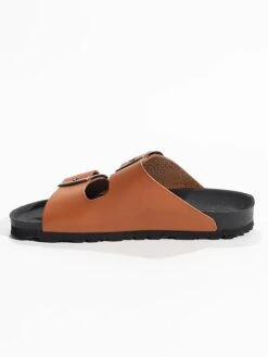 Slippers "Alicante" Lichtbruin -Gstar Kleding Winkel bayton slippers alicante lichtbruin 1