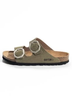 Slippers "Atlas" Kaki -Gstar Kleding Winkel bayton slippers atlas kaki 2