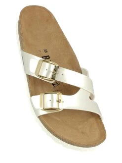 Slippers "Cleo" Wit -Gstar Kleding Winkel bayton slippers cleo wit 1