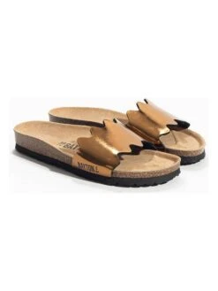 Slippers "Dali" Goudkleurig -Gstar Kleding Winkel bayton slippers dali goudkleurig 5