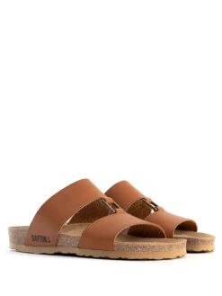 Slippers "Navia" Lichtbruin -Gstar Kleding Winkel bayton slippers navia lichtbruin 4