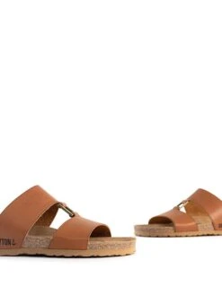 Slippers "Navia" Lichtbruin -Gstar Kleding Winkel bayton slippers navia lichtbruin 5