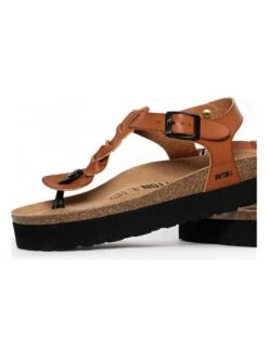 Teenslippers "Badajoz" Lichtbruin -Gstar Kleding Winkel bayton teenslippers badajoz lichtbruin 2