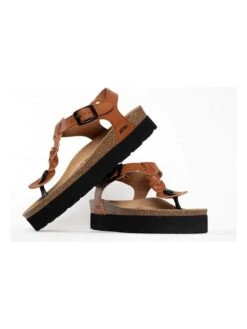 Teenslippers "Badajoz" Lichtbruin -Gstar Kleding Winkel bayton teenslippers badajoz lichtbruin 3
