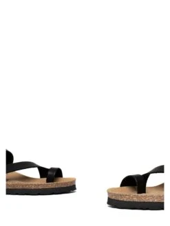 Teenslippers "Biscaye" Zwart -Gstar Kleding Winkel bayton teenslippers biscaye zwart 4