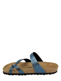 Teenslippers "Diane" Blauw -Gstar Kleding Winkel bayton teenslippers diane blauw 2