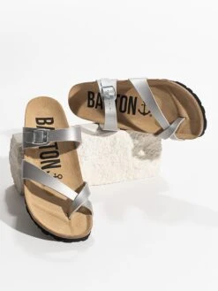 Teenslippers "Diane" Grijs -Gstar Kleding Winkel bayton teenslippers diane grijs 4