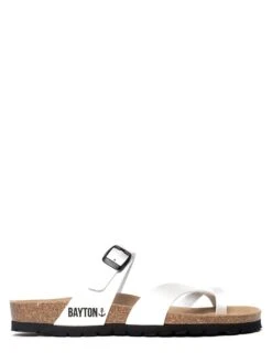 Teenslippers "Diane" Wit -Gstar Kleding Winkel bayton teenslippers diane wit 1