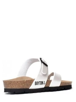 Teenslippers "Diane" Wit -Gstar Kleding Winkel bayton teenslippers diane wit 3