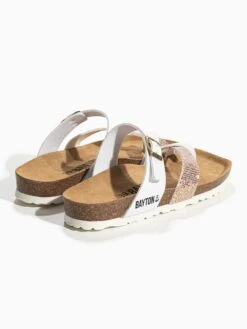 Teenslippers "Diane" Zilverkleurig/goudkleurig -Gstar Kleding Winkel bayton teenslippers diane zilverkleurig goudkleurig 4