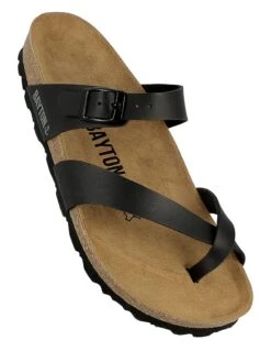 Teenslippers "Diane" Zwart -Gstar Kleding Winkel bayton teenslippers diane zwart 1