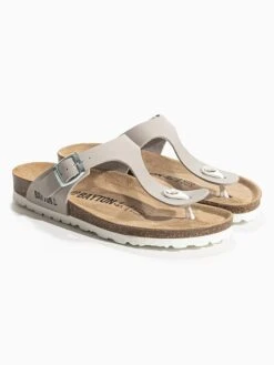 Teenslippers "Melia" Grijs -Gstar Kleding Winkel bayton teenslippers melia grijs 3