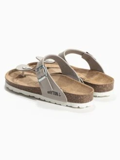 Teenslippers "Melia" Grijs -Gstar Kleding Winkel bayton teenslippers melia grijs 4