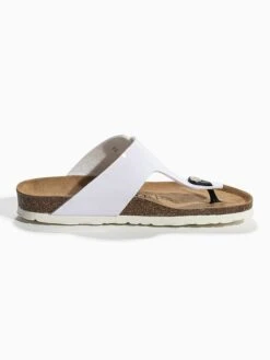 Teenslippers "Mercure" Wit -Gstar Kleding Winkel bayton teenslippers mercure wit 3