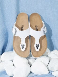 Teenslippers "Mercure" Wit -Gstar Kleding Winkel bayton teenslippers mercure wit 4