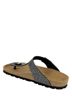 Teenslippers "Mercure" Zwart/wit -Gstar Kleding Winkel bayton teenslippers mercure zwart wit 3