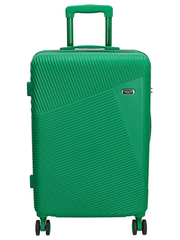 3-delige Hardcase-trolleyset "Beagles" Groen 5 3-delige Hardcase-trolleyset "Beagles" Groen - Afbeelding 3