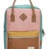 Rugzak "Multi" Turquoise/lichtroze/bruin - (B)27,5 X (H)38 X (D)14 Cm -Gstar Kleding Winkel beagles rugzak multi turquoise lichtroze bruin b 27 5 x h 38 x d 14 cm