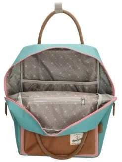 Rugzak "Multi" Turquoise/lichtroze/bruin - (B)27,5 X (H)38 X (D)14 Cm -Gstar Kleding Winkel beagles rugzak multi turquoise lichtroze bruin b 27 5 x h 38 x d 14 cm 2