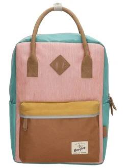 Rugzak "Multi" Turquoise/lichtroze/bruin - (B)27,5 X (H)38 X (D)14 Cm -Gstar Kleding Winkel beagles rugzak multi turquoise lichtroze bruin b 27 5 x h 38 x d 14 cm 4