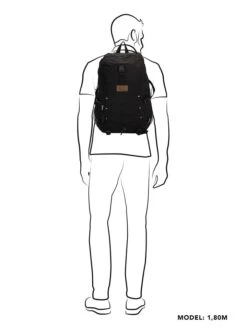 Rugzak "Outdoor" Zwart - (B)29,5 X (H)43 X (D)17 Cm -Gstar Kleding Winkel beagles rugzak outdoor zwart b 29 5 x h 43 x d 17 cm 1