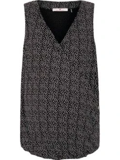 Voedingsblouse Zwart/wit