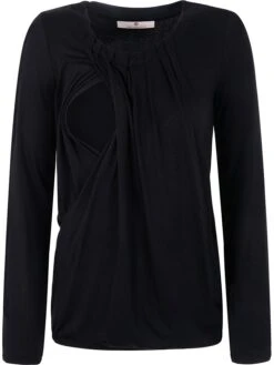 Zwangerschapslongsleeve Met Voedfunctie Zwart -Gstar Kleding Winkel bellybutton zwangerschapslongsleeve met voedfunctie zwart 2