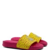 Benetton Slippers Roze/geel -Gstar Kleding Winkel benetton slippers roze geel