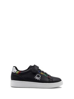 Benetton Sneakers Zwart/zilverkleurig/meerkleurig