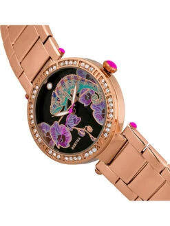 Kwartshorloge "Camilla" Roségoudkleurig/zwart -Gstar Kleding Winkel bertha kwartshorloge camilla rosegoudkleurig zwart 1