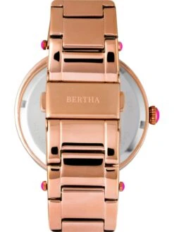 Kwartshorloge "Camilla" Roségoudkleurig/zwart -Gstar Kleding Winkel bertha kwartshorloge camilla rosegoudkleurig zwart 2