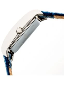 Kwartshorloge "Marisol" Zilverkleurig/blauw/wit -Gstar Kleding Winkel bertha kwartshorloge marisol zilverkleurig blauw wit 1