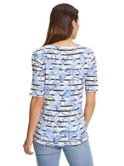 Betty Barclay Shirt Lichtblauw/wit -Gstar Kleding Winkel betty barclay shirt lichtblauw wit 3