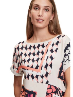 Betty Barclay Shirt Rood/beige -Gstar Kleding Winkel betty barclay shirt rood beige 4