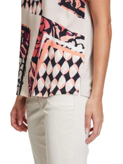 Betty Barclay Shirt Rood/beige -Gstar Kleding Winkel betty barclay shirt rood beige 5