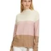 Betty Barclay Trui Crème/lichtroze/camel -Gstar Kleding Winkel betty barclay trui creme lichtroze camel