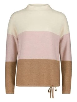 Betty Barclay Trui Crème/lichtroze/camel -Gstar Kleding Winkel betty barclay trui creme lichtroze camel 5