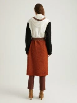 Mantel Wit/zwart/bruin -Gstar Kleding Winkel bgn mantel wit zwart bruin 1