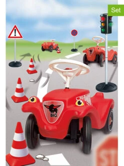 BIG 4-delige Set: Pylonnen Rood/wit - Vanaf 12 Maanden