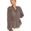 Billabong Blouse "By Night" Meerkleurig/zwart -Gstar Kleding Winkel billabong blouse by night meerkleurig zwart