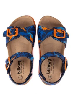 Sandalen Oranje/blauw -Gstar Kleding Winkel billowy sandalen oranje blauw 3