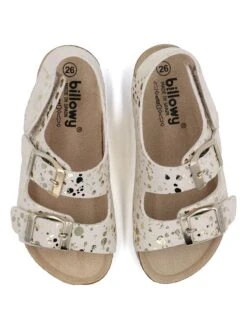 Sandalen Wit/goudkleurig -Gstar Kleding Winkel billowy sandalen wit goudkleurig 2