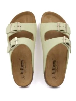 Slippers Lichtgroen -Gstar Kleding Winkel billowy slippers lichtgroen 3