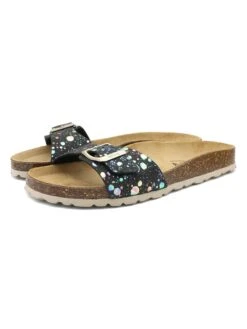 Slippers Zwart/blauw -Gstar Kleding Winkel billowy slippers zwart blauw 1