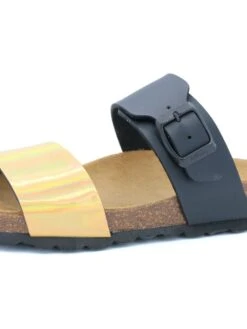 Slippers Zwart/geel -Gstar Kleding Winkel billowy slippers zwart geel 5