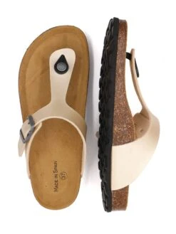 Teenslippers Crèmekleurig -Gstar Kleding Winkel billowy teenslippers cremekleurig 3