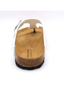 Teenslippers Wit/lichtbruin -Gstar Kleding Winkel billowy teenslippers wit lichtbruin 5