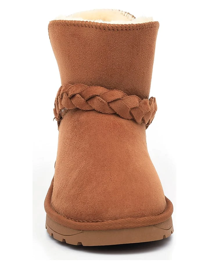 Winterboots "Cara" Lichtbruin 5 Winterboots "Cara" Lichtbruin - Afbeelding 3